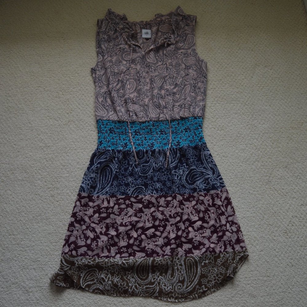 Cabi Multi-Patterned Dress